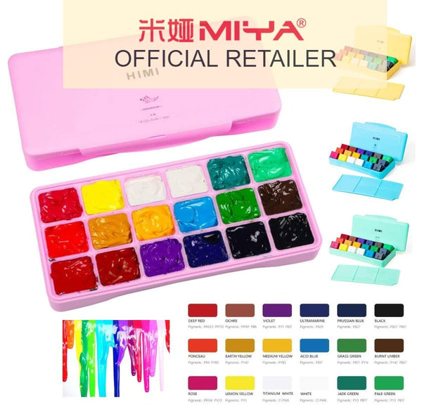 HIMI - MIYA Set Gouache 48 Colores / 12GR