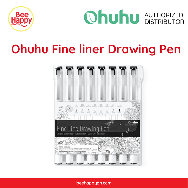 Ohuhu Sketchbook Marker Drawing Paper Thick A4 Square 200gsm (Set
