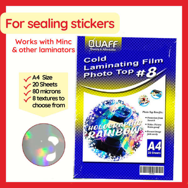 How to Make Waterproof Stickers with Teckwrap Laminate Film 