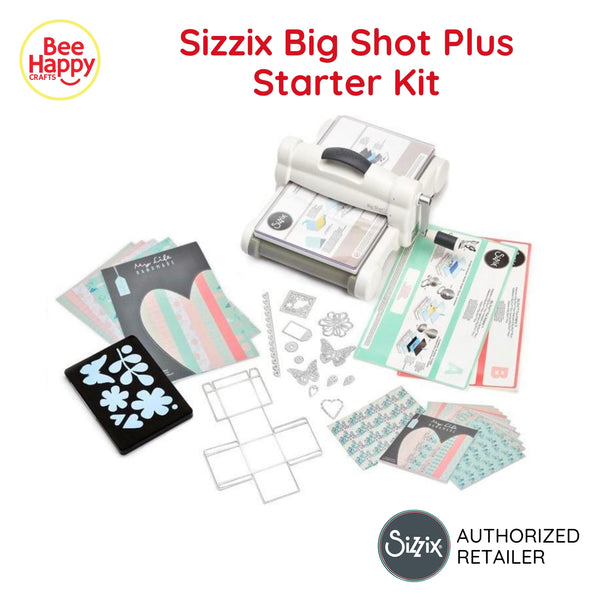 Sizzix Big Shot Plus Fabric Series Starter Kit (White & Gray) (US Version)