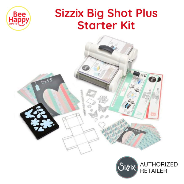  Sizzix Big Shot Plus Starter Kit (9), White/Grey