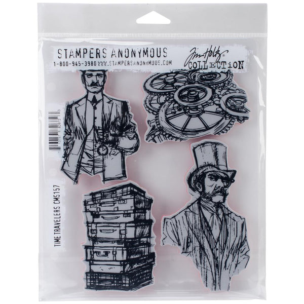 Ticket Booth by Tim Holtz - Cling Mount Stamps - Stampers Anonymous - Sizzix