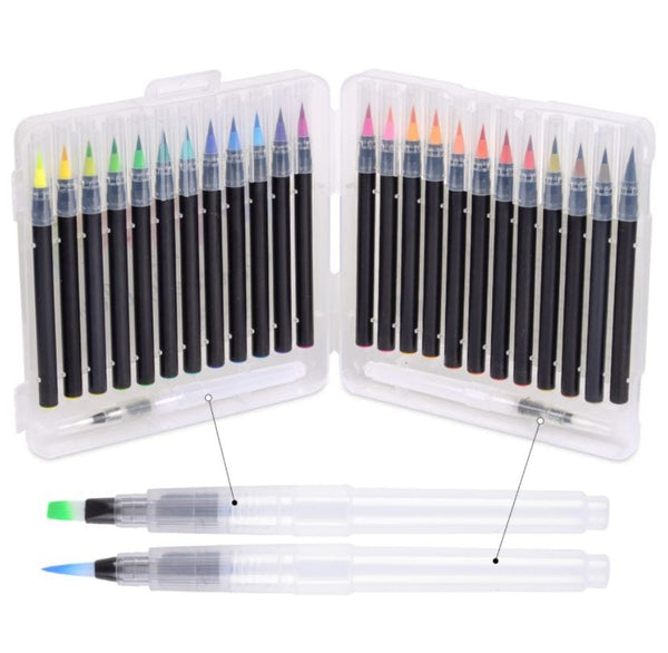 HIMI Water Based Art Marker, 36 Colors Dual Tip Brush Pens Artist