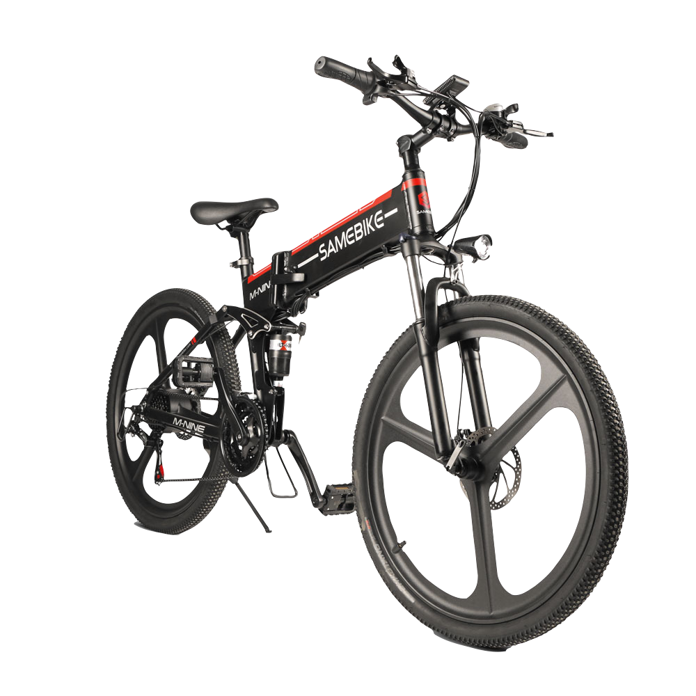 SAMEBIKE LO26 Electric Bike 26" Power Assist Foldable E-Bike 350w 48V 10.4AH E-bike