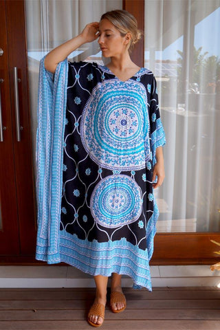 Sundrenched Kaftan Dresses Long & Plus Size Sydney Australia – Karmaroad