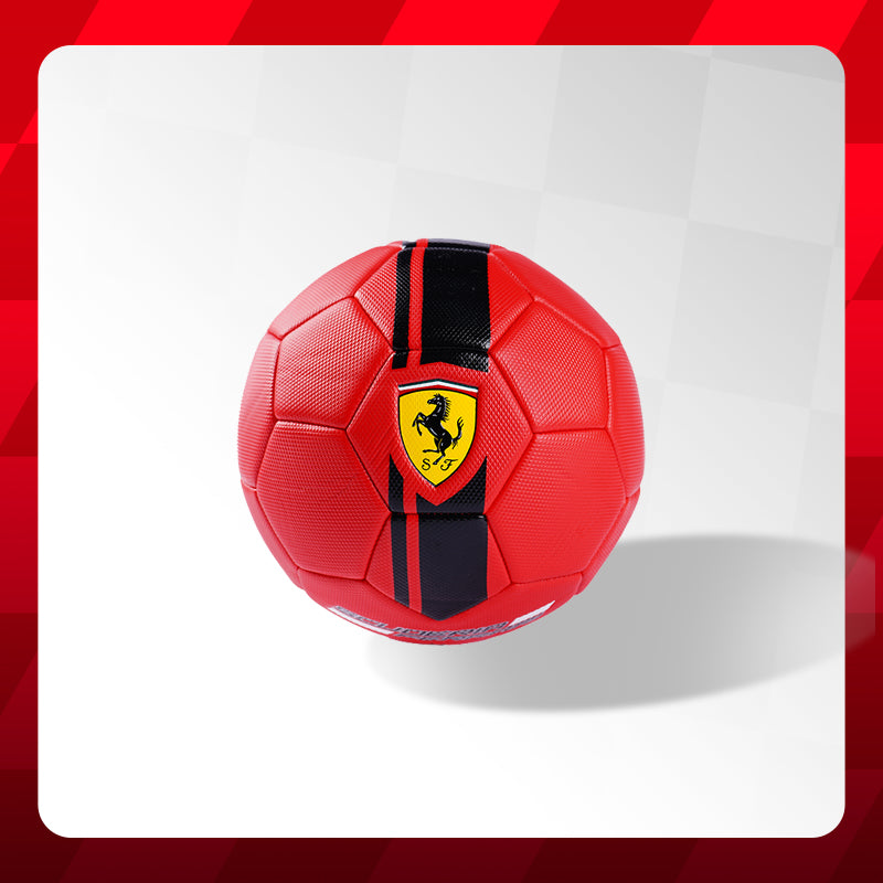 Football ball FERRARI size 5 PVC color red black, Soccer sport games sport  equipment team sports goods for football football supplies Entertainment -  AliExpress