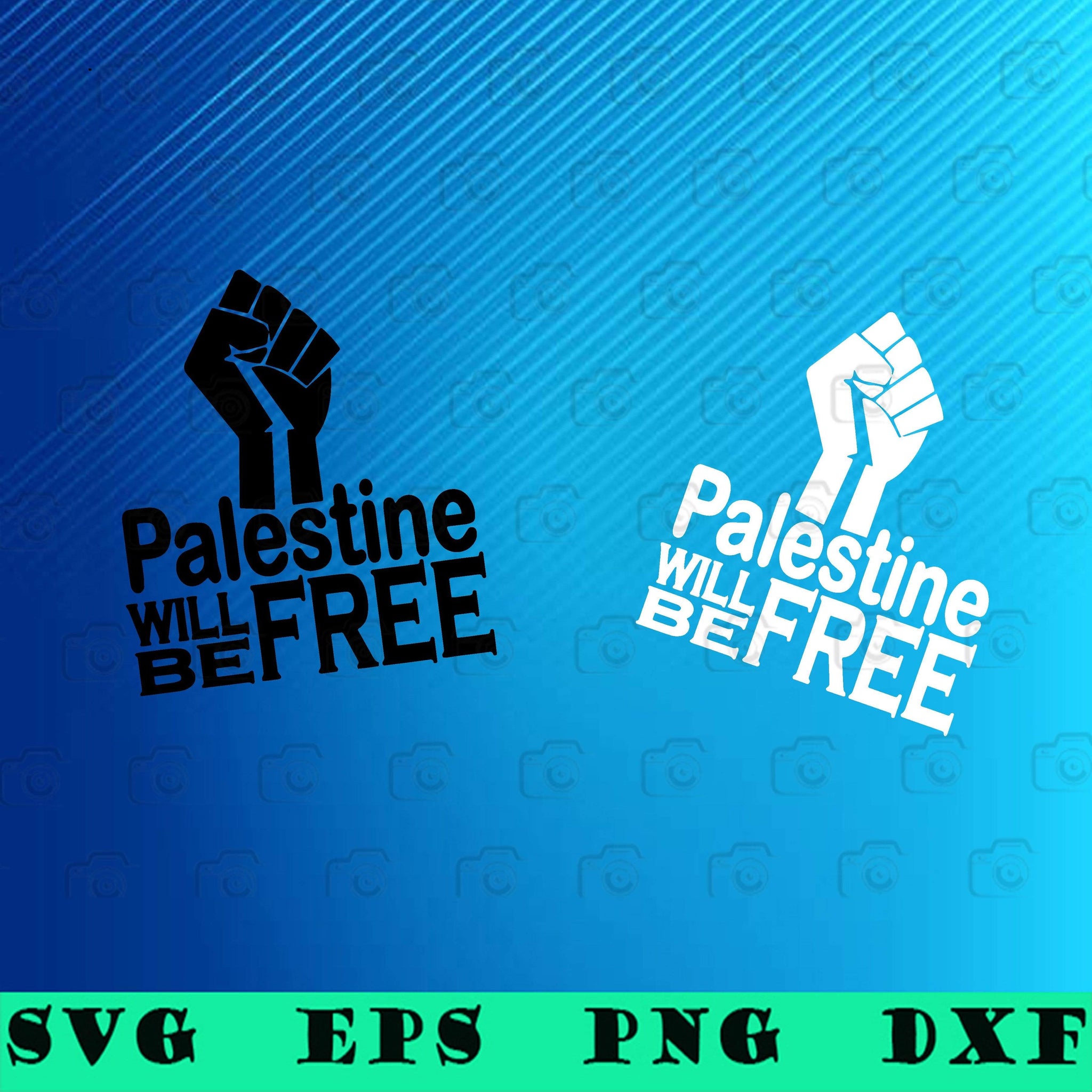 Fist Activist svg, Palestine Will Be Free, political svg