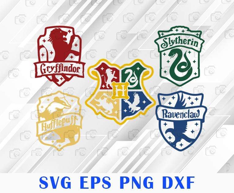 Ravenclaw Hufflepuff Slytherin Gryffindor, Harry Potter Svg