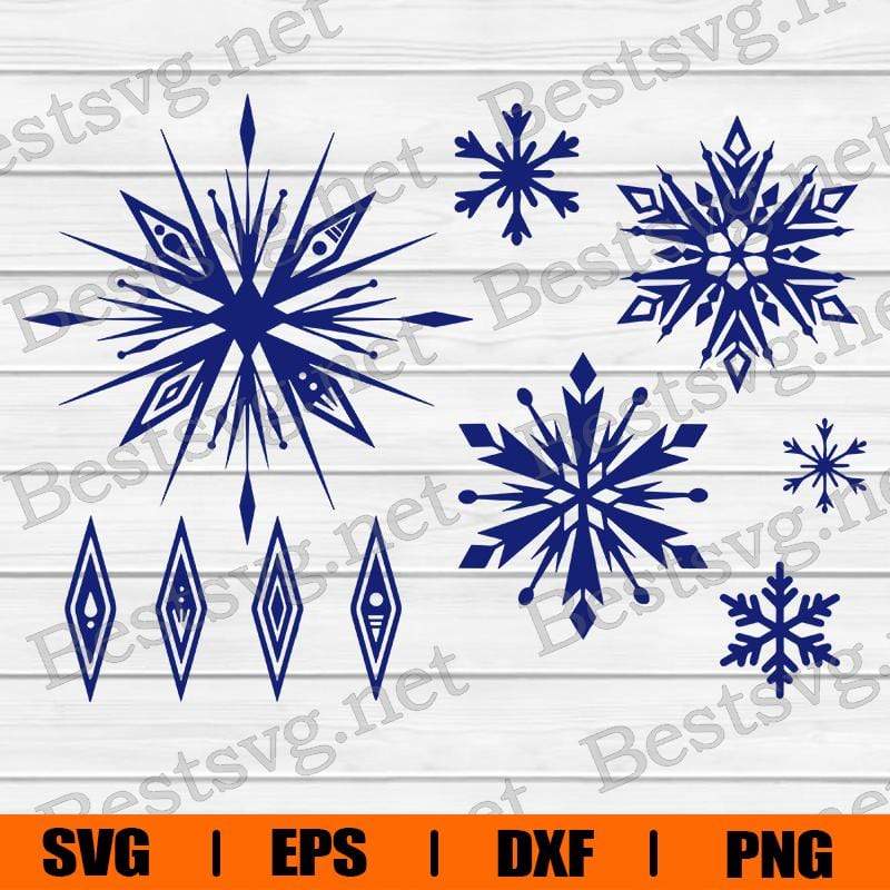 Frozen 2 Logo svg, Crystal Winter Christmas Svg