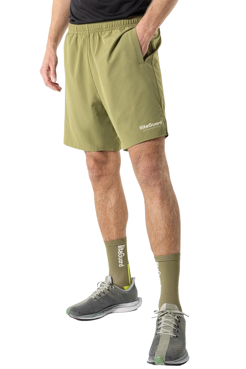 Se Liiteguard RE-LIITE Shorts - Dusty Green - Short hos Padelrack