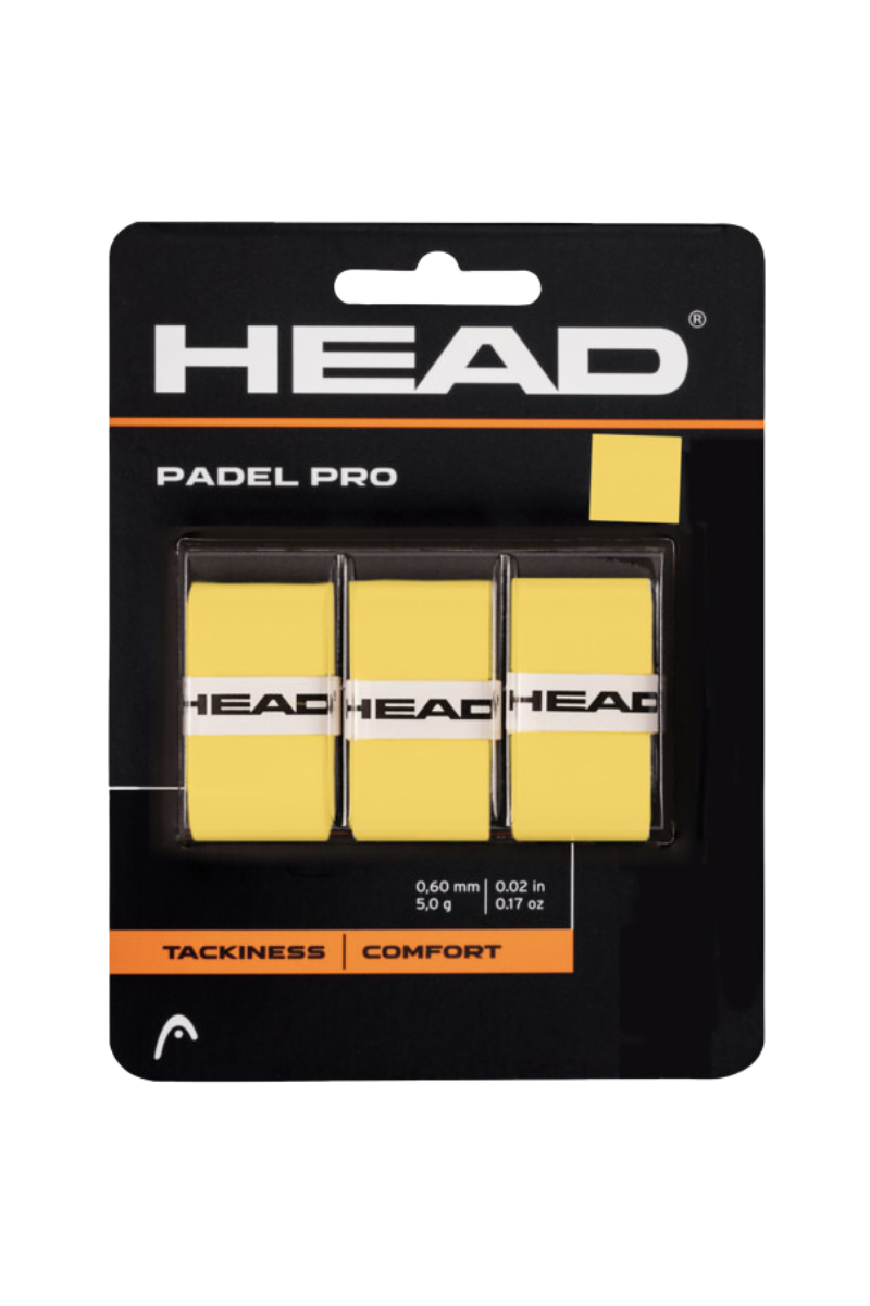Head Padel Pro Overgrip - Gul -