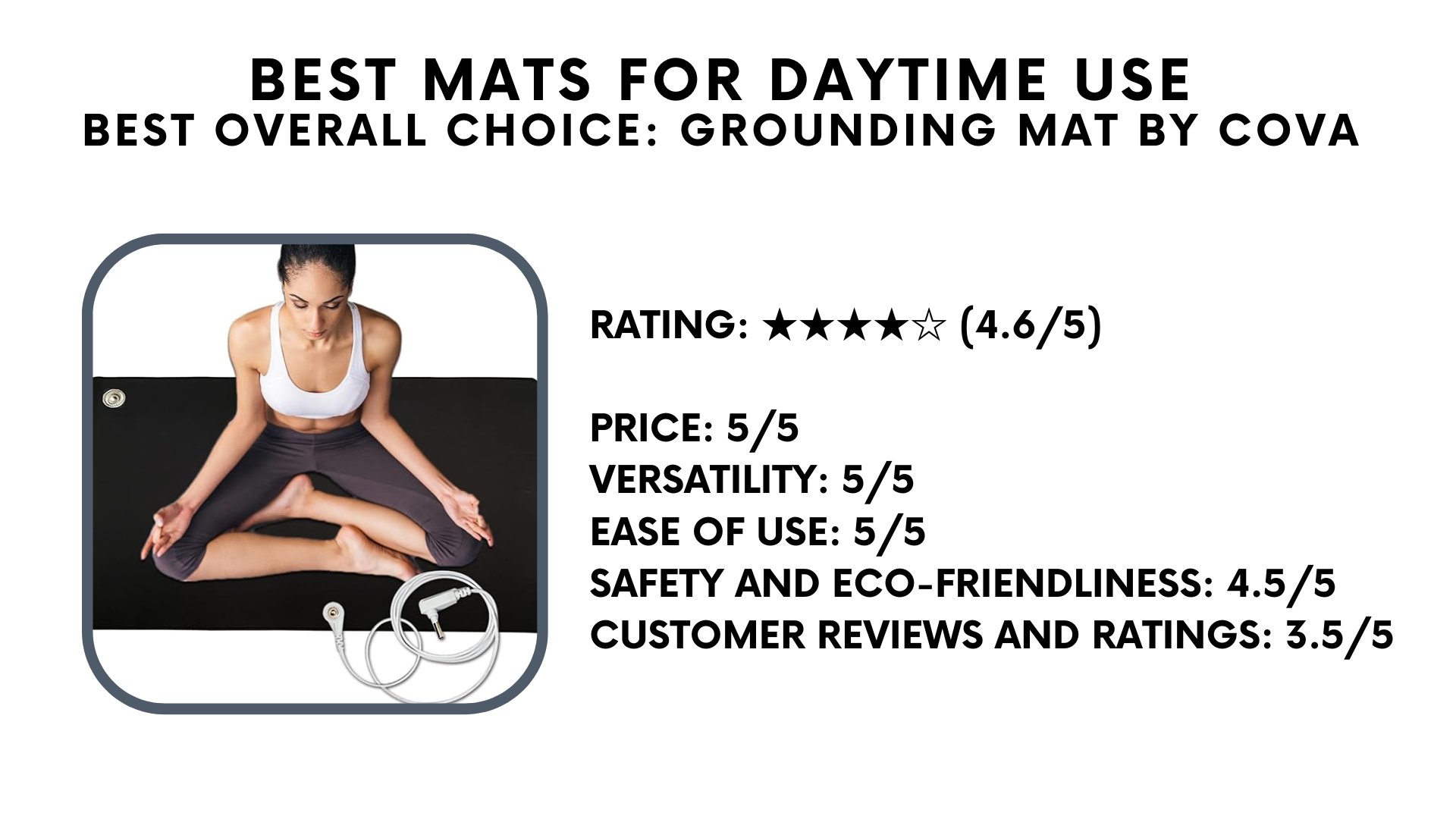 mat for daytime use