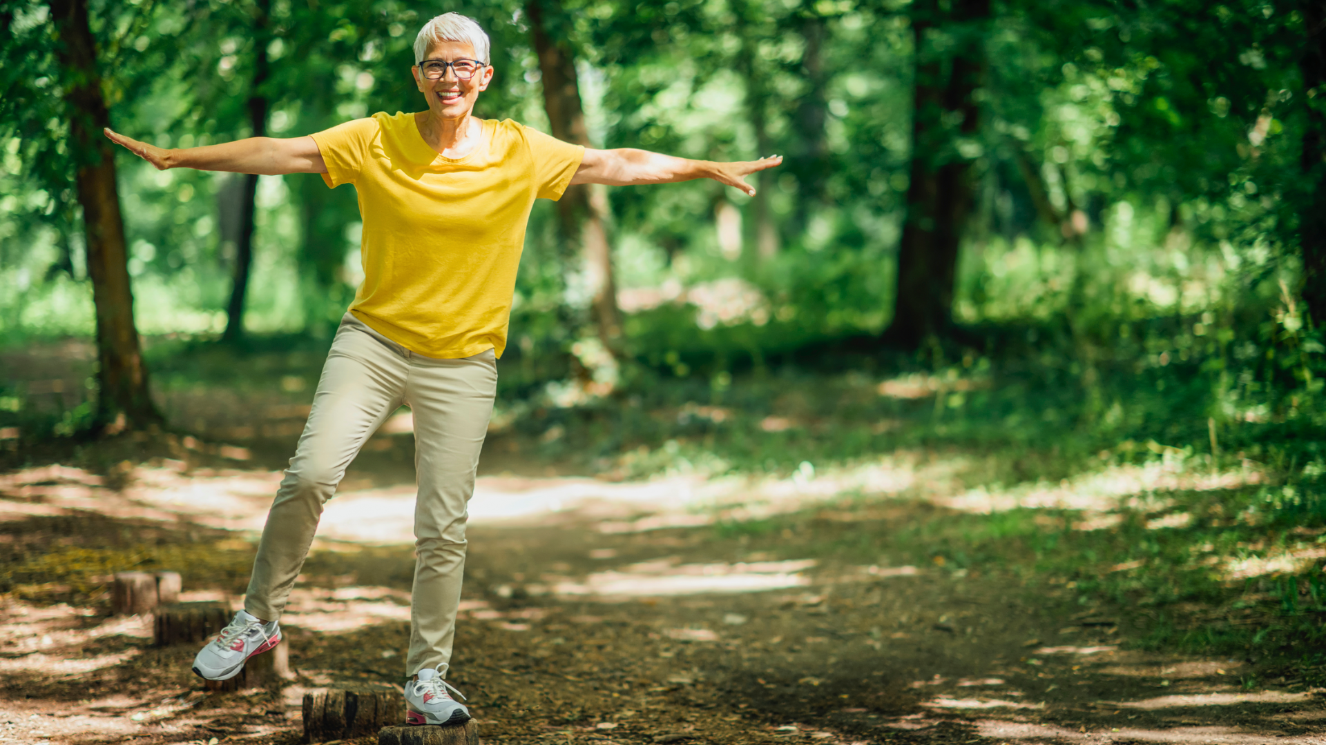 woman exercising