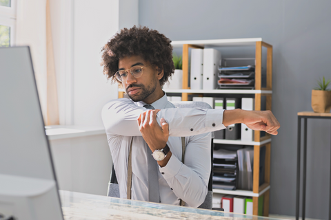 Easy desk stretches