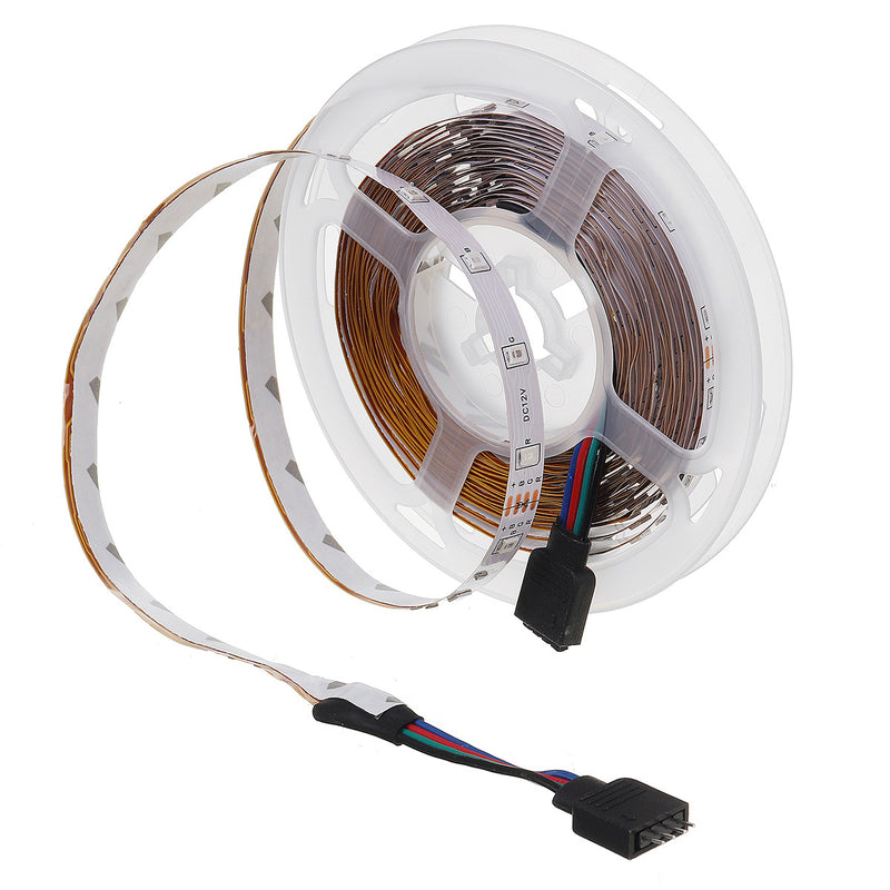 49FT 15M 3528 RGB LED Strip Light 24Keys Remote Control Non-waterproof/Waterproof Flexible Lamp + EU/US Power Adapter | Opnoh.com.