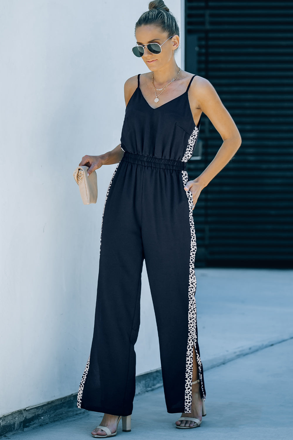 long wide leg jumpsuit