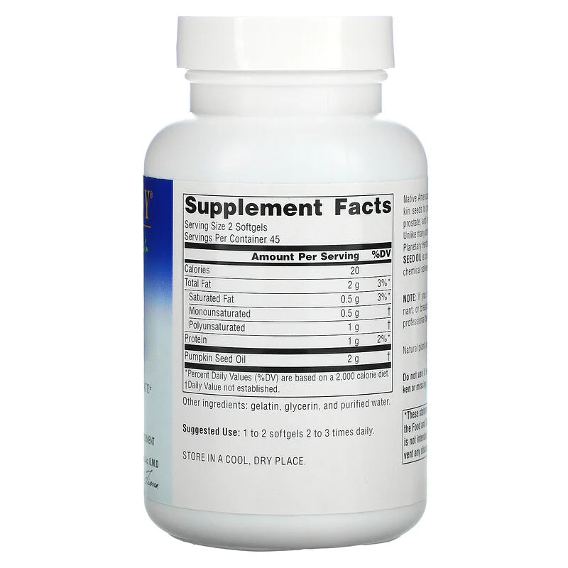 Pumpkin Seed Oil - Planetary Herbals