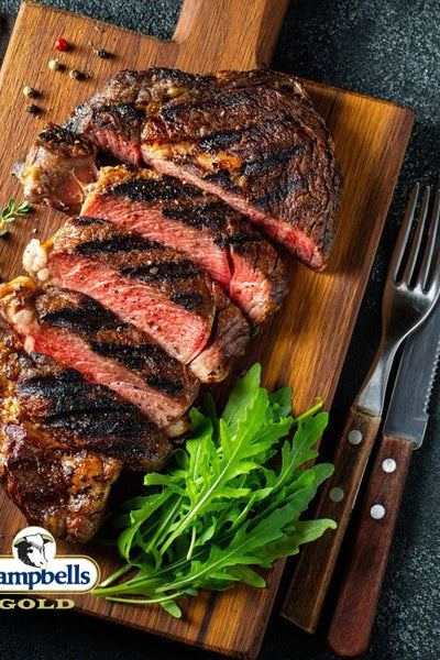 Campbells Gold 30-Day Dry Aged Beef Shorthorn Ribeye Steak Image