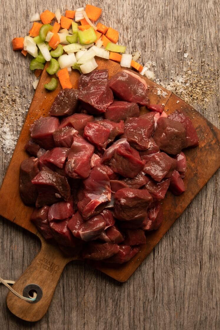 Diced Scottish Wild Venison Haunch Image