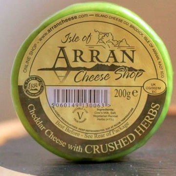 Arran Cheddar Cheese With Herbs 200g Image