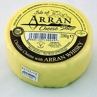 Arran Cheddar Cheese With Whisky 200g