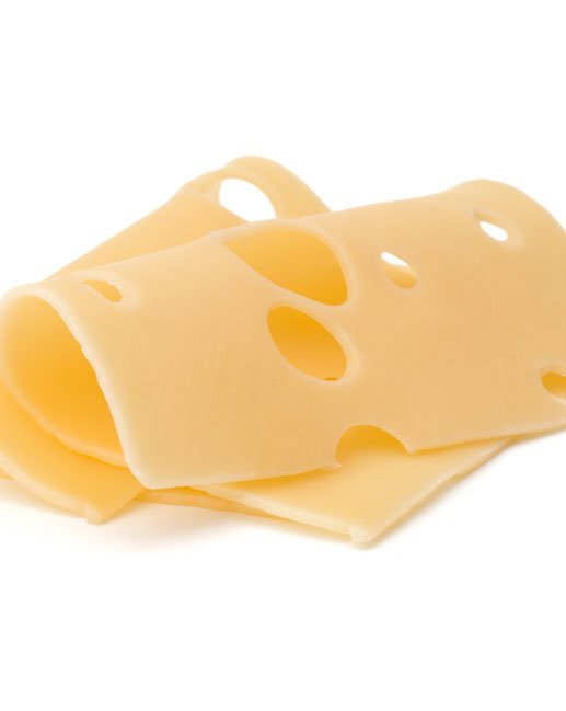 Emmental cheese slices 50 x 20g slices