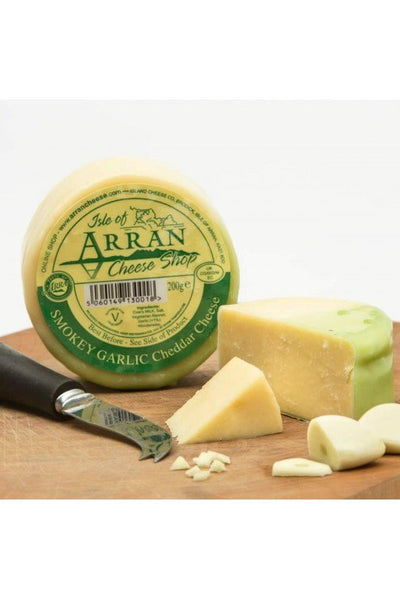 Arran Smokey Garlic Cheddar Cheese 200g Image