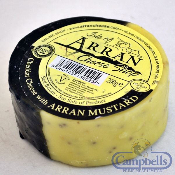 Arran Cheese With Mustard 200g