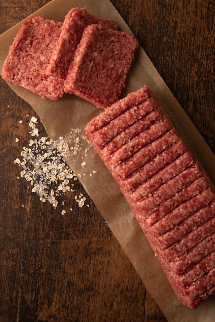 Ayrshire Lorne Sausage Sliced Image