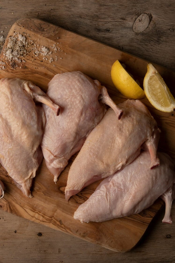 Chicken Supremes Larder Trim (Skin On) - (Pack of 4)