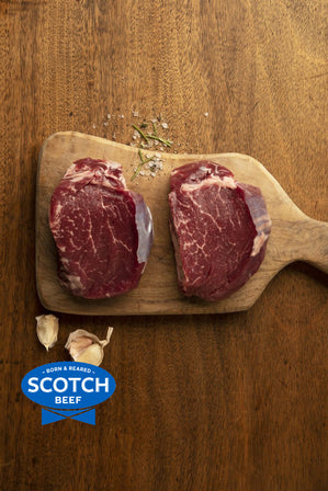 Scotch Beef Fillet Steaks Special Trim Twin Pack