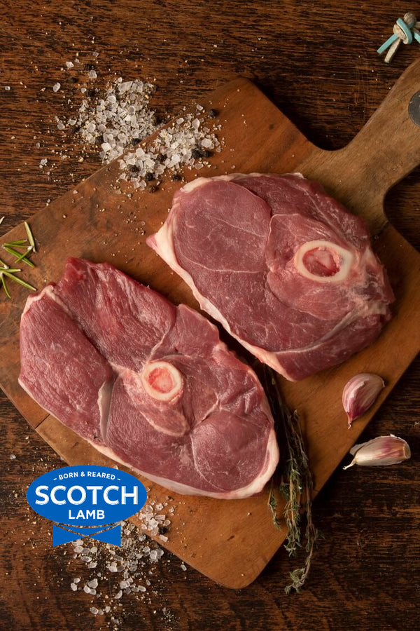 Scotch Lamb Leg Steaks Bone In Twin Pack