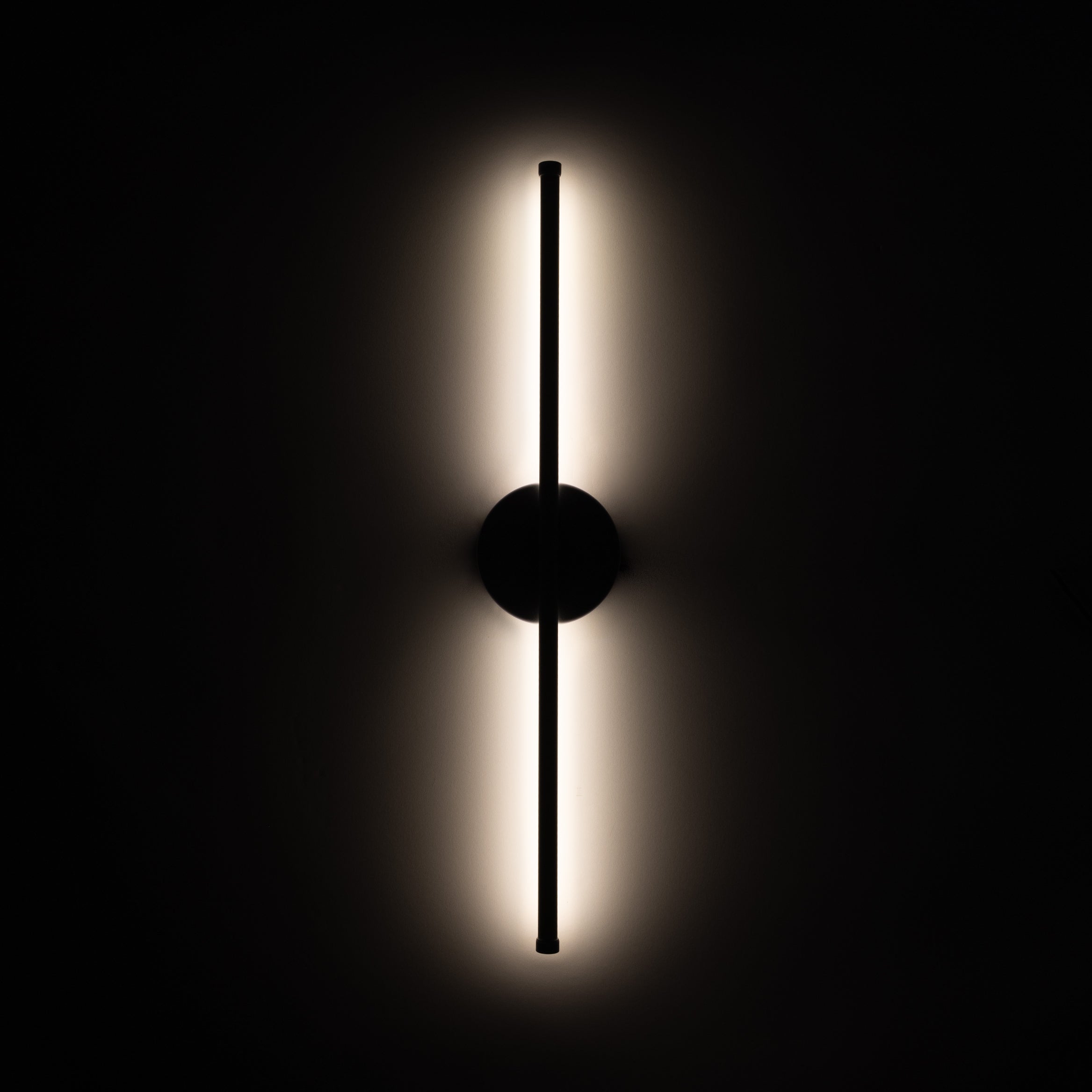 Minimalist LED Round Wall Sconce - Modern Ambient Atmosphere Lighting ...