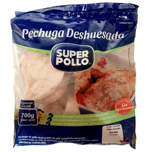 Pollo Pechuga Deshuesada Super Pollo 700 Gr - Klan Market