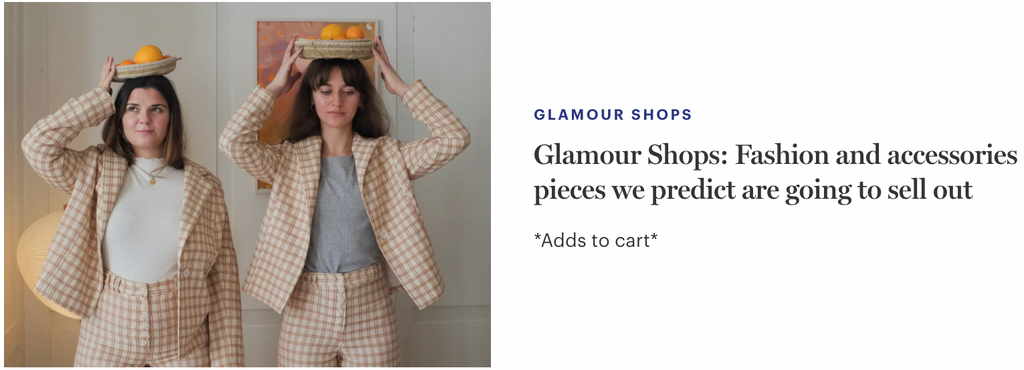 GLAMOUR | SUSTAINABLE CLOTHING | GOLDIE