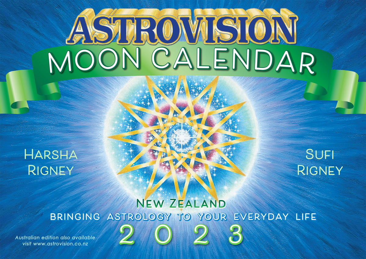 Calendar Moon Calendar by Astrovision 2023 Wisewater Organic Farm Ltd