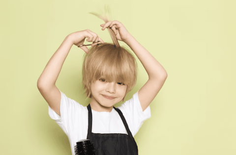 taglio capelli corto bambina