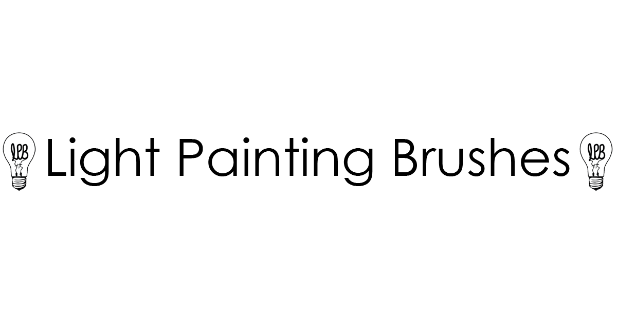 Light Painting Tool Kit, Light Painting Photography Starter Kit – Light Painting  Brushes