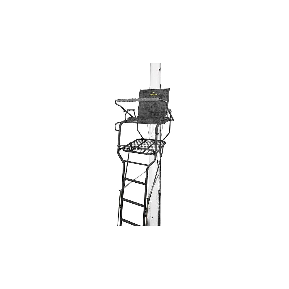 Hawk 21 Foot Sasquatch 1.5 Man Ladder Stand w/Hercules