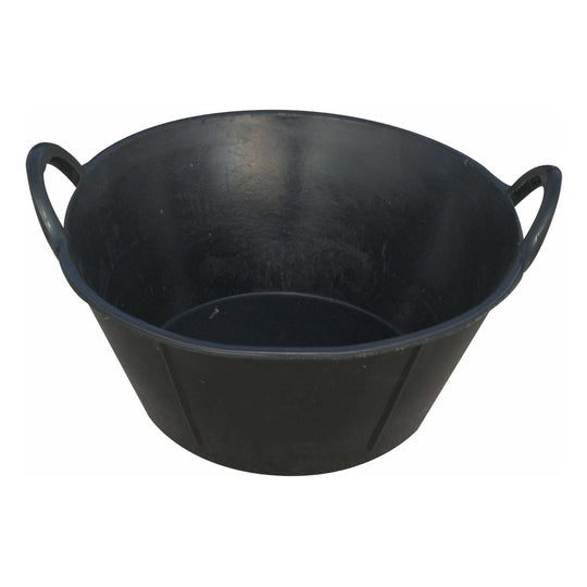 Little Giant Rubber Pan with Handles Black 3 Gallon