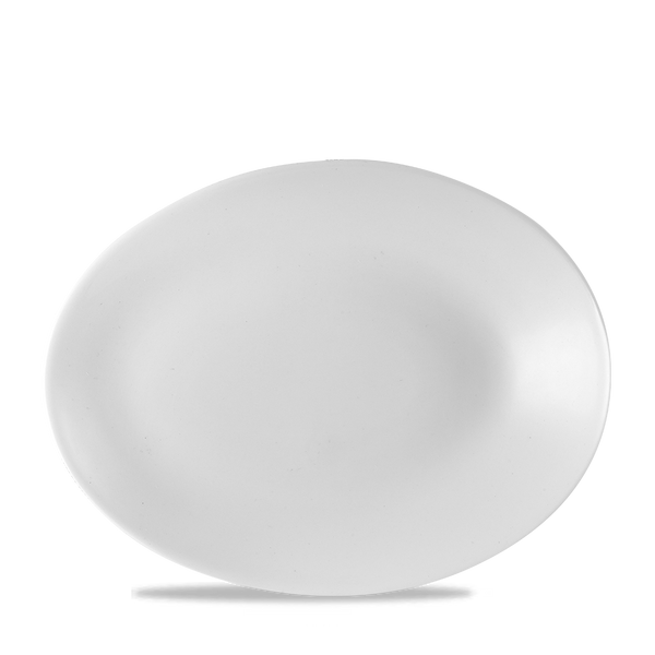 Oval tallerken, L:29cm B: 22,7cm  H:3,8cm