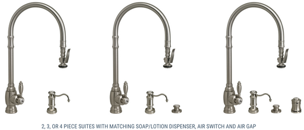 Waterstone 5500 Faucet Suite Options Soap Dispenser Air Gap