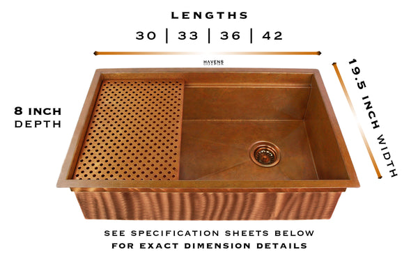 Legacy Undermount Sink Specs