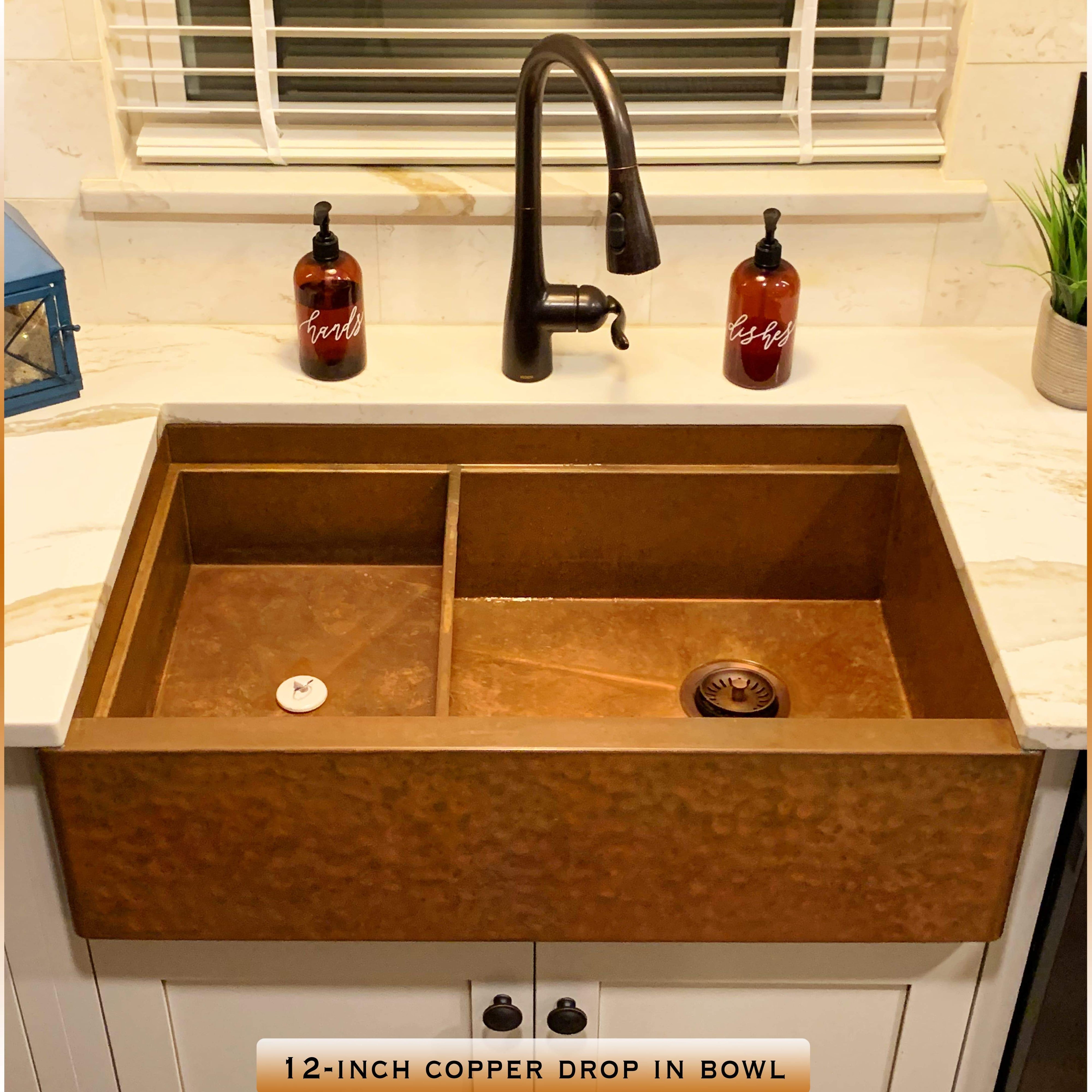 Legacy Copper Farmhouse Sink Undermount Havens Luxury Metals