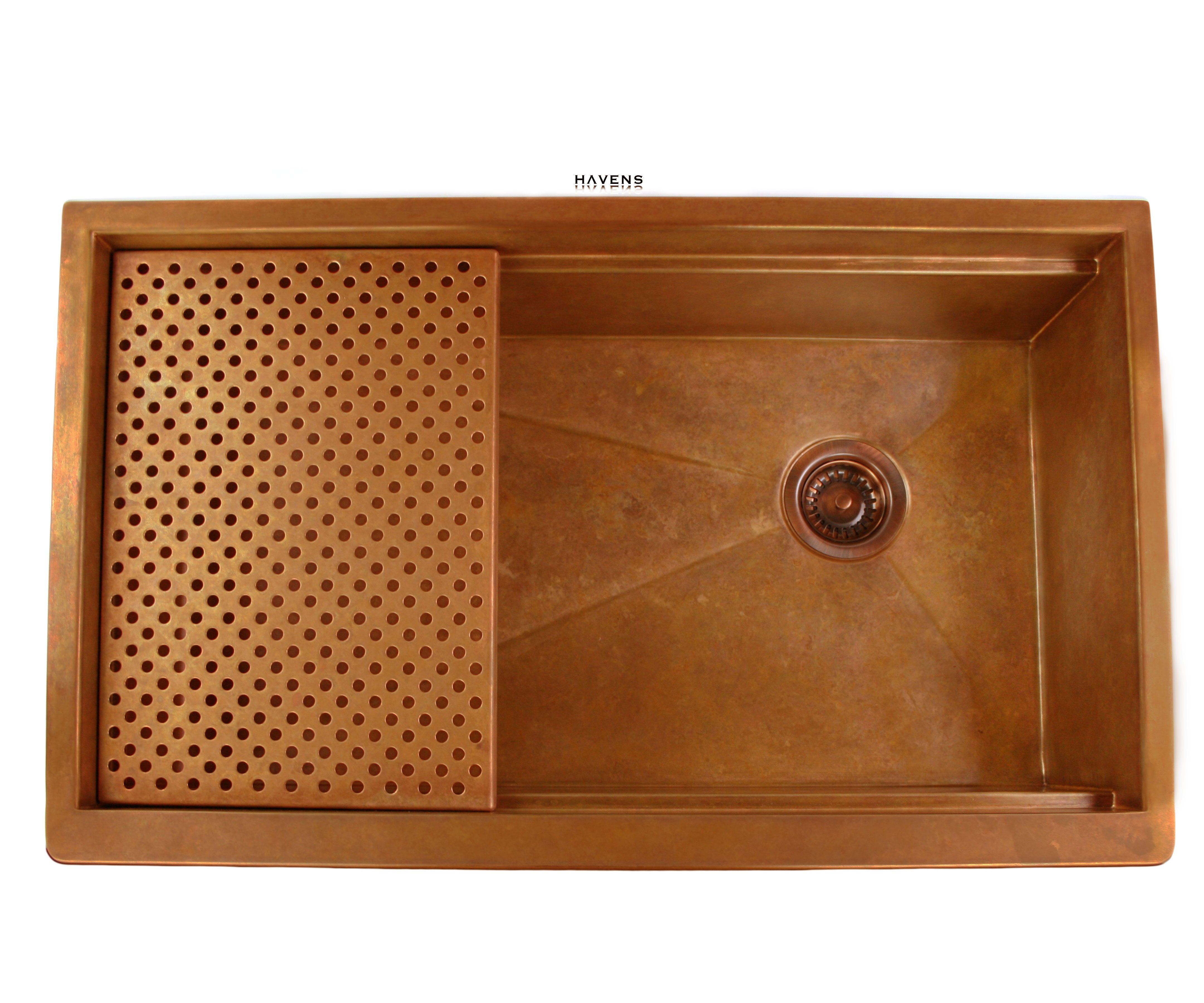 Legacy Copper Farmhouse Sink Undermount Havens Luxury Metals