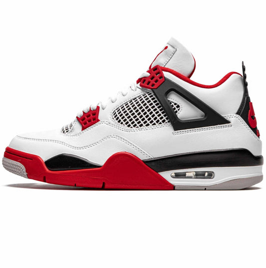 fire red 4s black