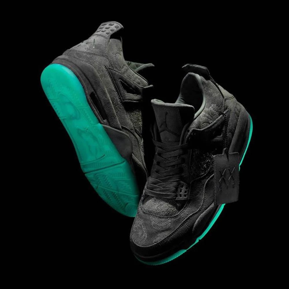 kaws retro 4 black