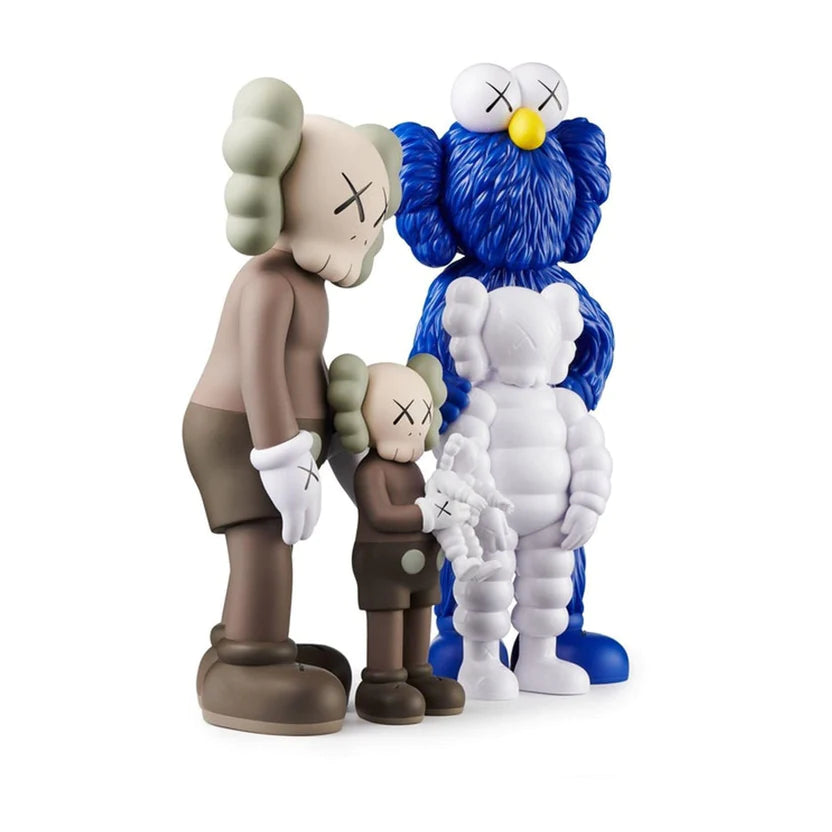 キャラクターグッズ【新品未開封】KAWS FAMILY BROWN/BLUE/WHITE