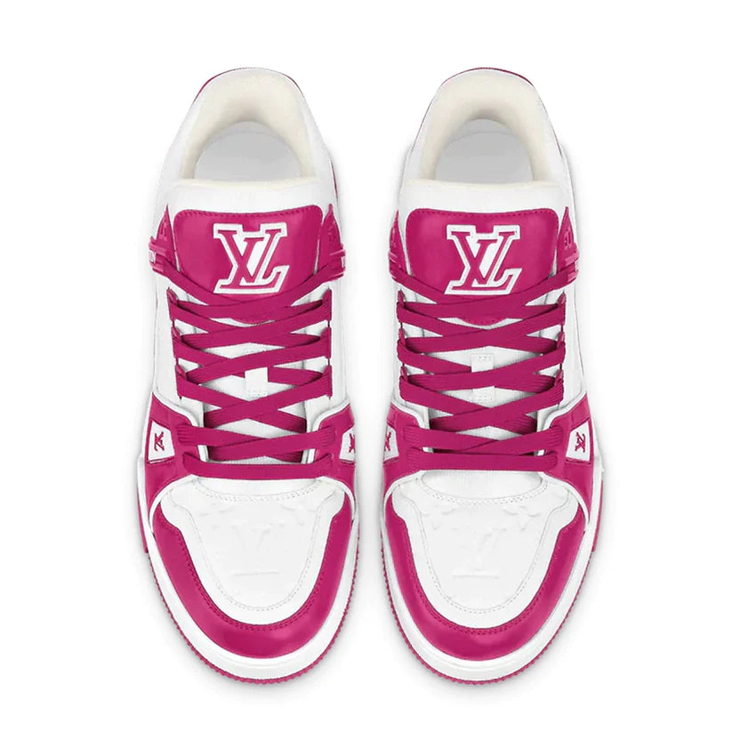 Louis Vuitton Trainer Low White Rose — Kick Game