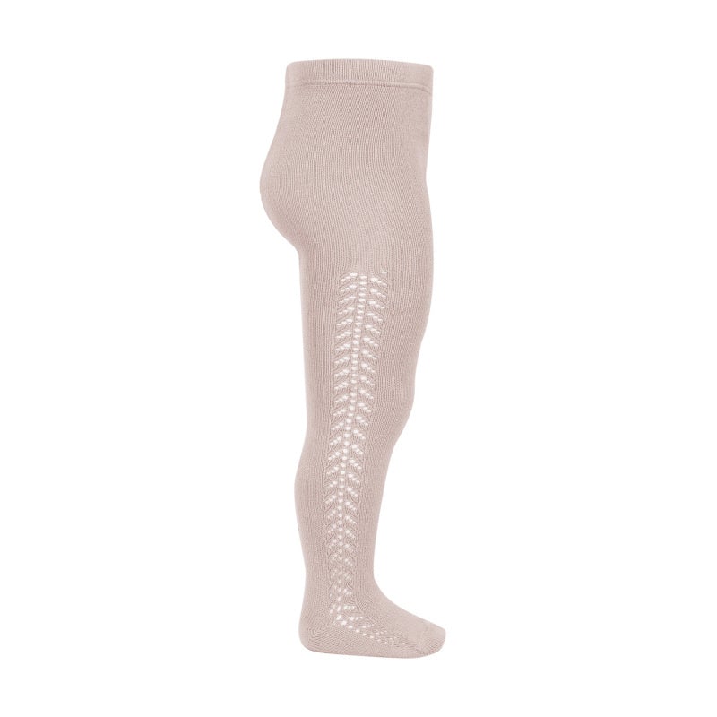 Condor Tights - Wool/Acrylic - Rib - Dusty Rose » Cheap Delivery